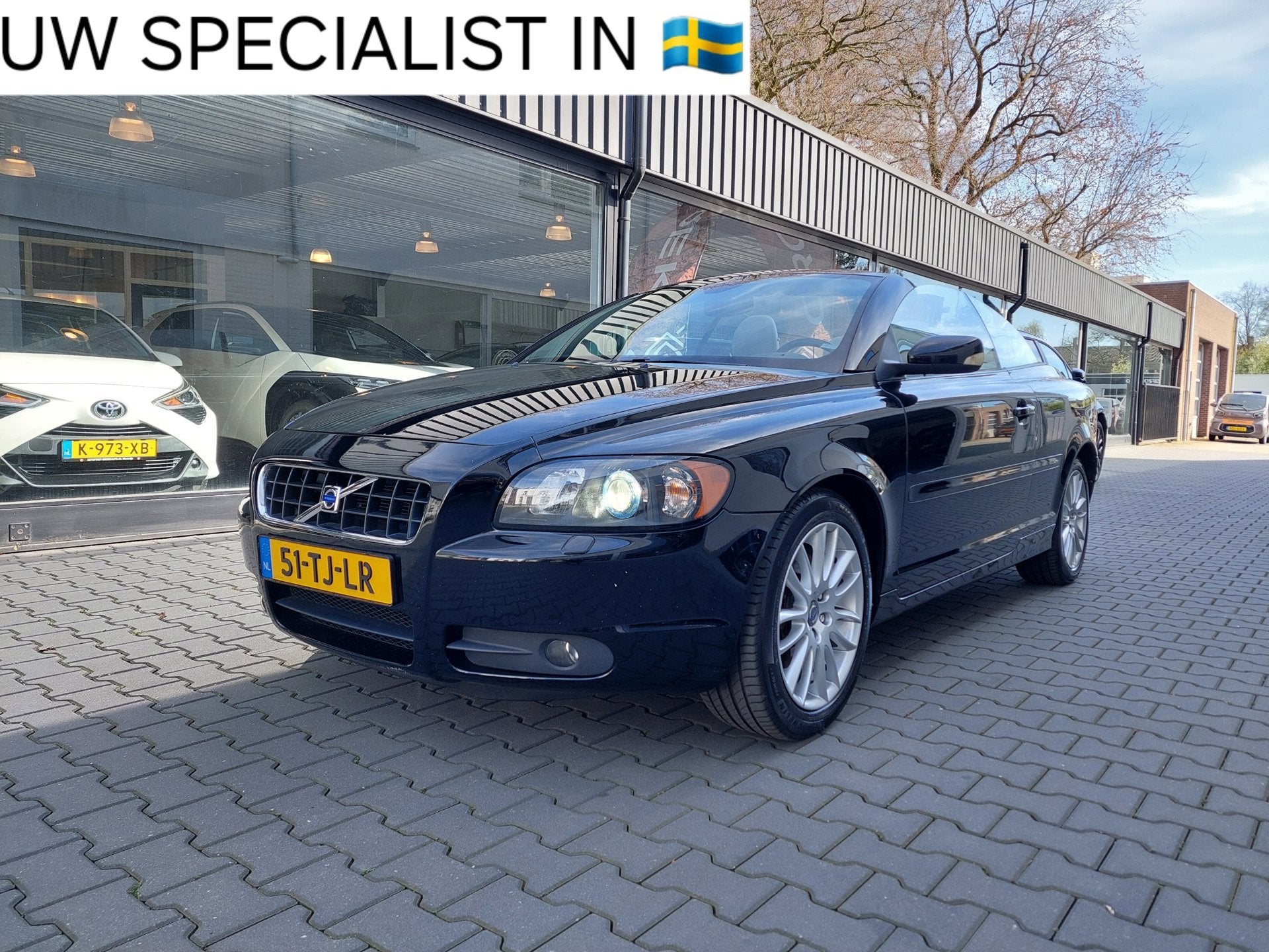 Volvo C70 Convertible 2.4 Summum Leer Navi Clima Cruise PDC, Voorwielaandrijving, C70, Gebruikt, Beige