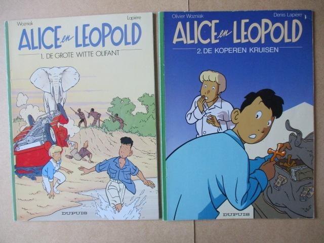 w0014 alice en leopold 1 t/m 5, Meerdere stripboeken, Ophalen, Gelezen