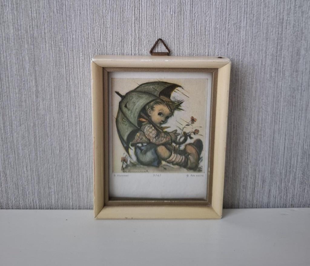 Hummel prent schilderijtje, Ophalen