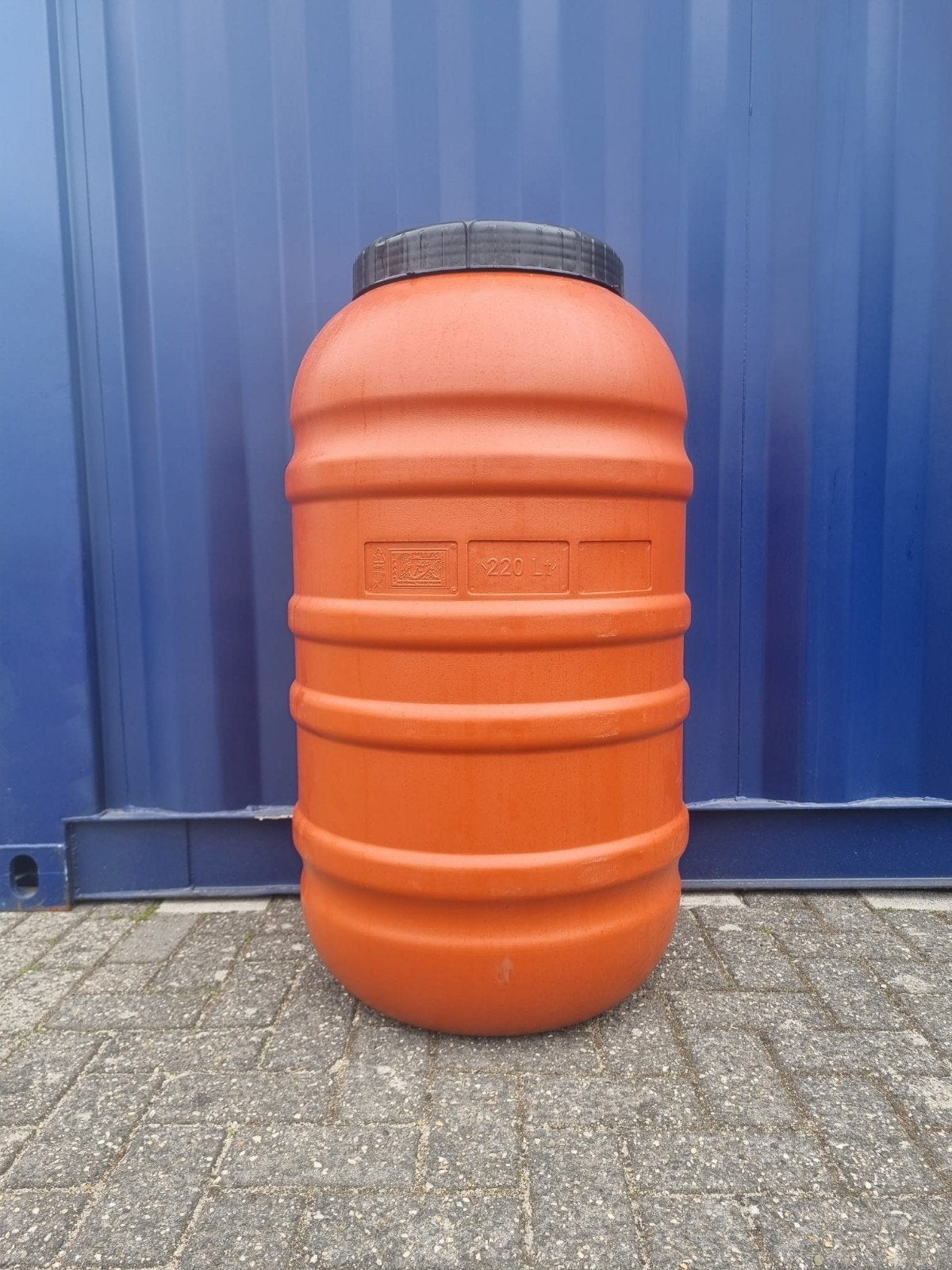 Regenton / watervat 220l, Tuin en Terras, 150 liter of meer, Ophalen, Gebruikt, Kunststof