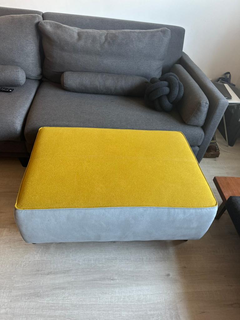 Xooon hocker lima voetenbank, Zo goed als nieuw, Rechthoekig, 50 tot 75 cm, 75 tot 100 cm