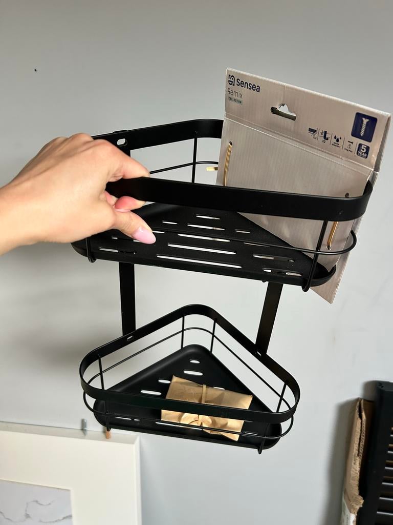 Sensea Remix Doucheplankje Zwart - Nieuw, Huis en Inrichting, Badkamer | Badtextiel en Accessoires, Nieuw, Overige typen, Zwart