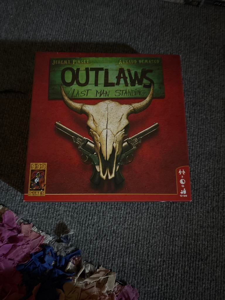Outlaws: Last Man Standing - Western Bordspel, Een of twee spelers, Ophalen of Verzenden, Zo goed als nieuw