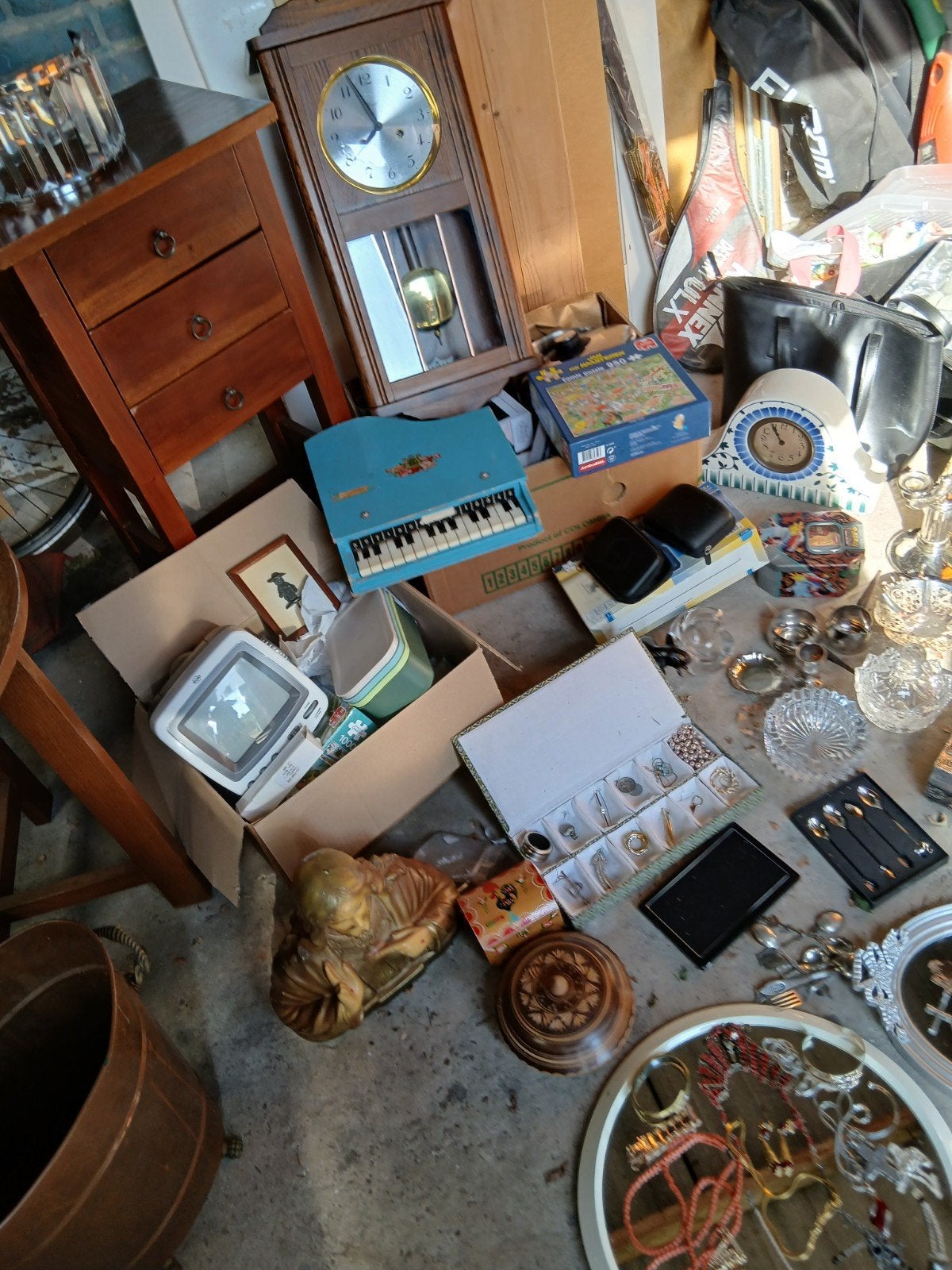 Vintage Rommelmarkt spullen igst, Ophalen