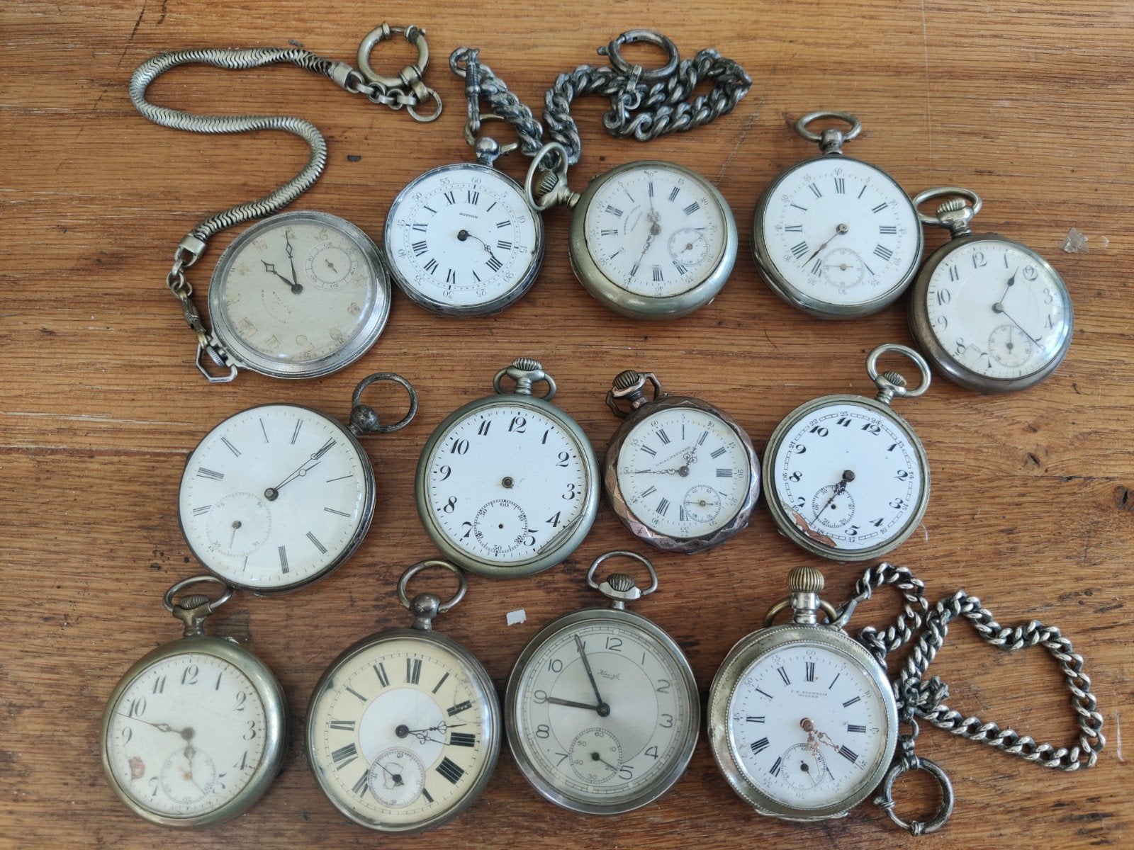 verzameling zakhorloges, Ophalen of Verzenden, Zilver, Overige merken