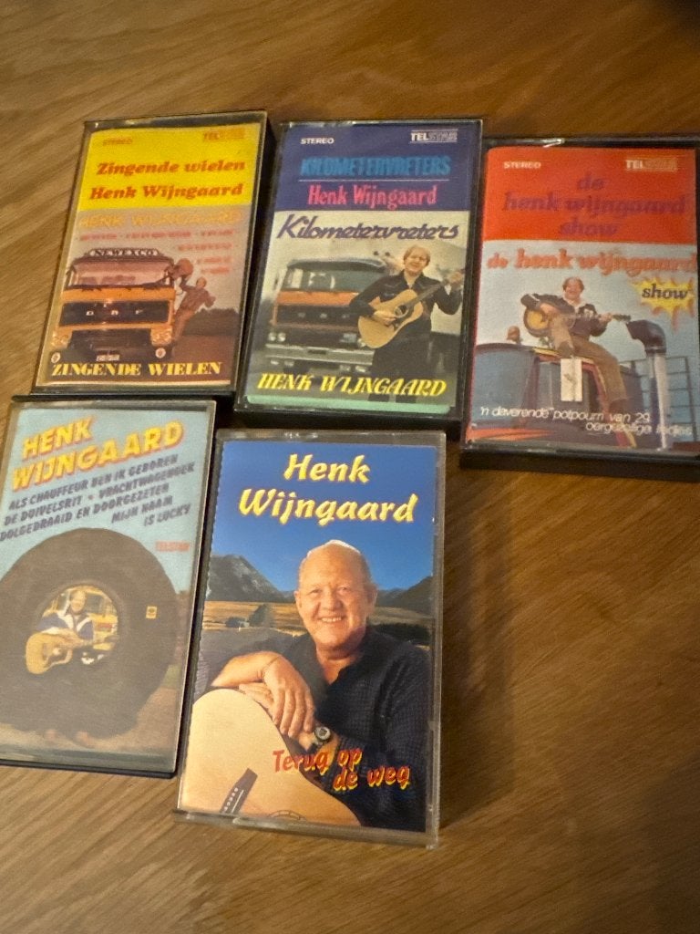Muziek Cassettes Henk Wijngaard, Gebruikt, 2 t/m 25 bandjes, Ophalen of Verzenden, Voorbespeeld