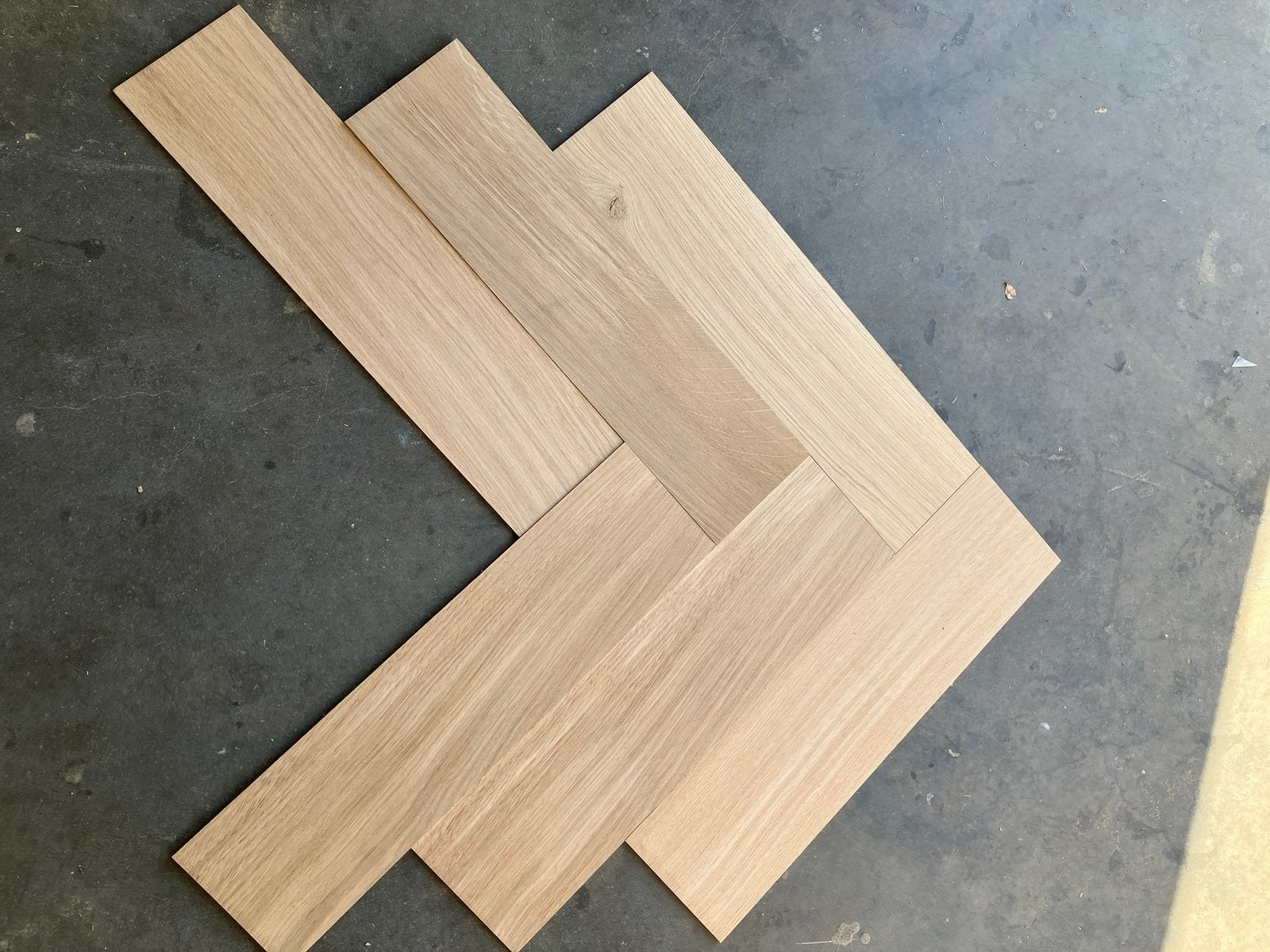 12 x 60.  +. 9 x 45 cm. Eiken.  Nieuw, Ophalen of Verzenden, Nieuw, 75 m² of meer, Parket