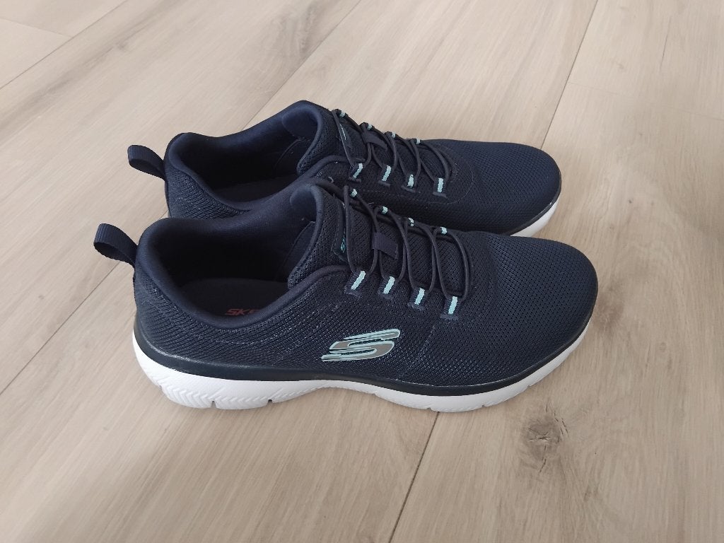 Skechers Memory Foam sneakers – kleur: blauw – maat 38, Skechers, Blauw, Ophalen of Verzenden, Sneakers of Gympen