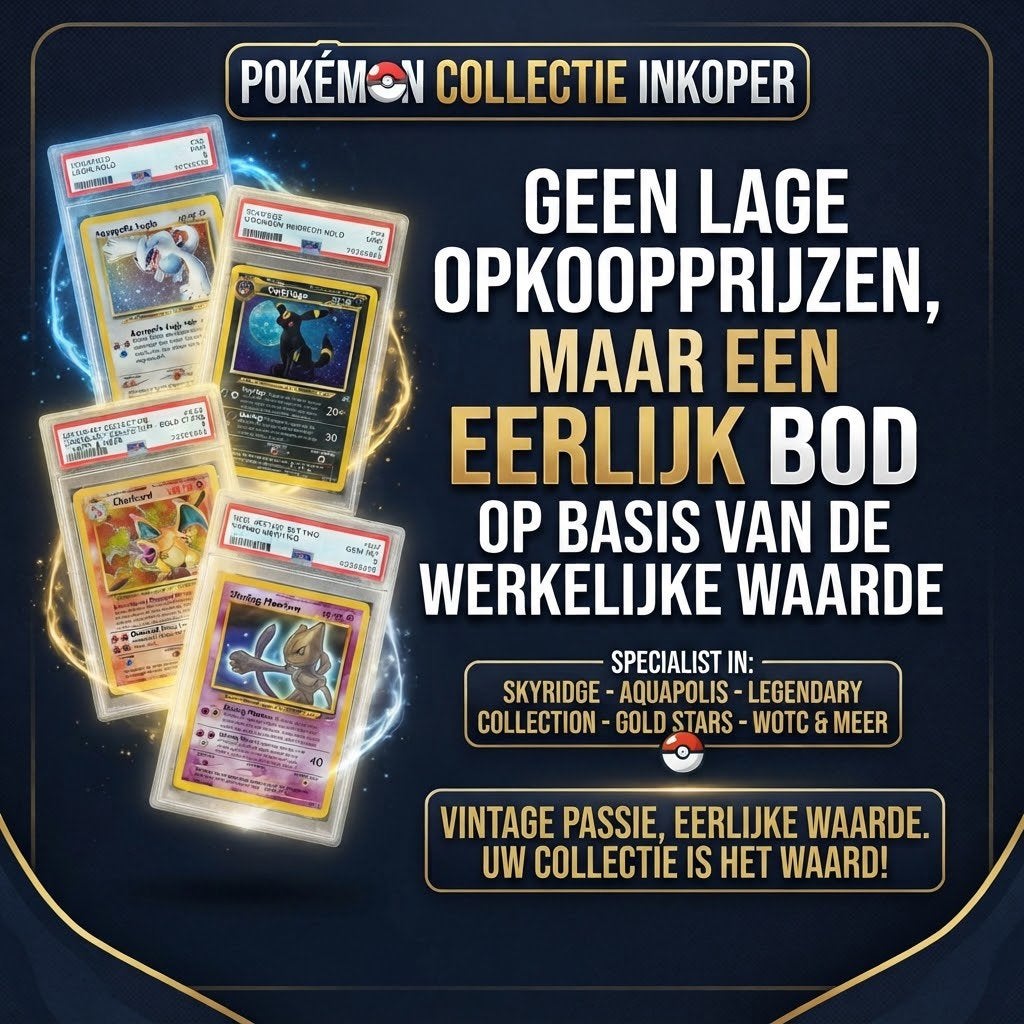 Inkoop Vintage Pokémon Kaarten Eerlijk Bod !!!