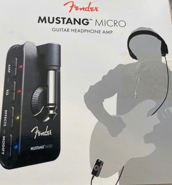 Fender Mustang Micro Gitaar Koptelefoon Versterker, Ophalen of Verzenden, Zo goed als nieuw, Gitaar, Minder dan 50 watt