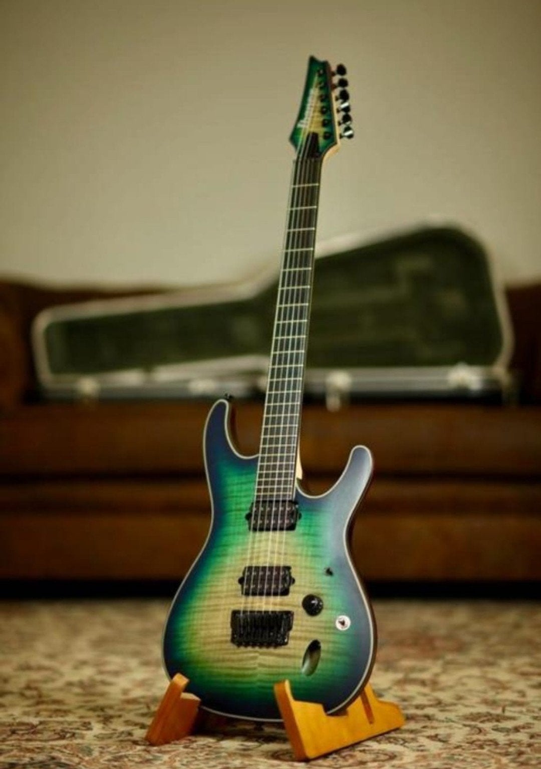 Ibanez S Series Iron Label SIX6DFM, Ophalen of Verzenden, Gebruikt, Solid body, Ibanez