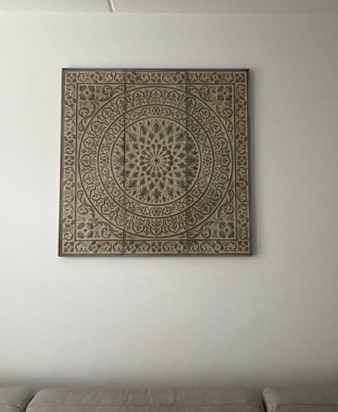 Metalen Wandpaneel met Mandala Design, Huis en Inrichting, Ophalen, Metaal, Oosters, Meerkleurig