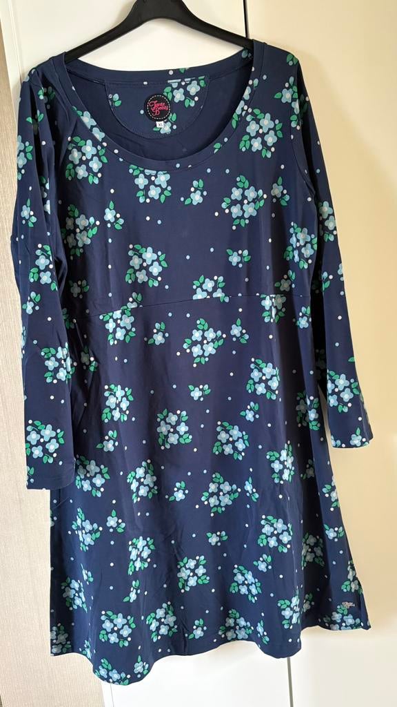 Mooi Tante Betsy jurkje in maat XL, Verzenden, Zo goed als nieuw, Blauw, Jurk