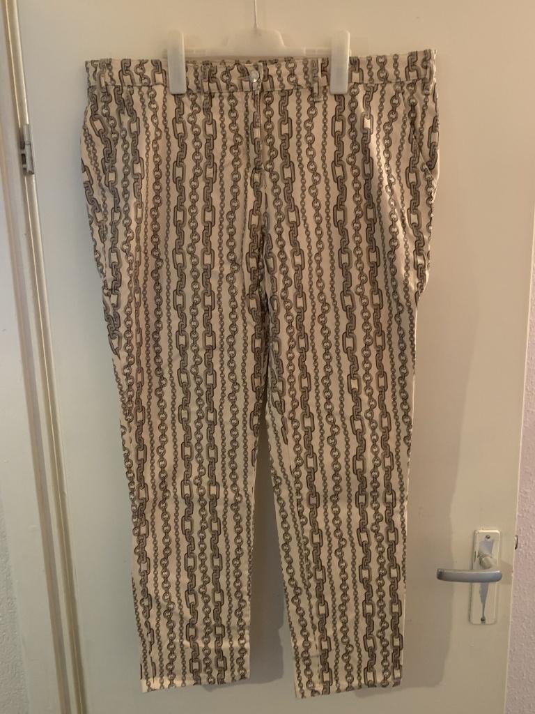 Meerkleurige broek van Bonprix. Maat 4XL, Bonprix, Zwart, Maat 46/48 (XL) of groter, Ophalen of Verzenden