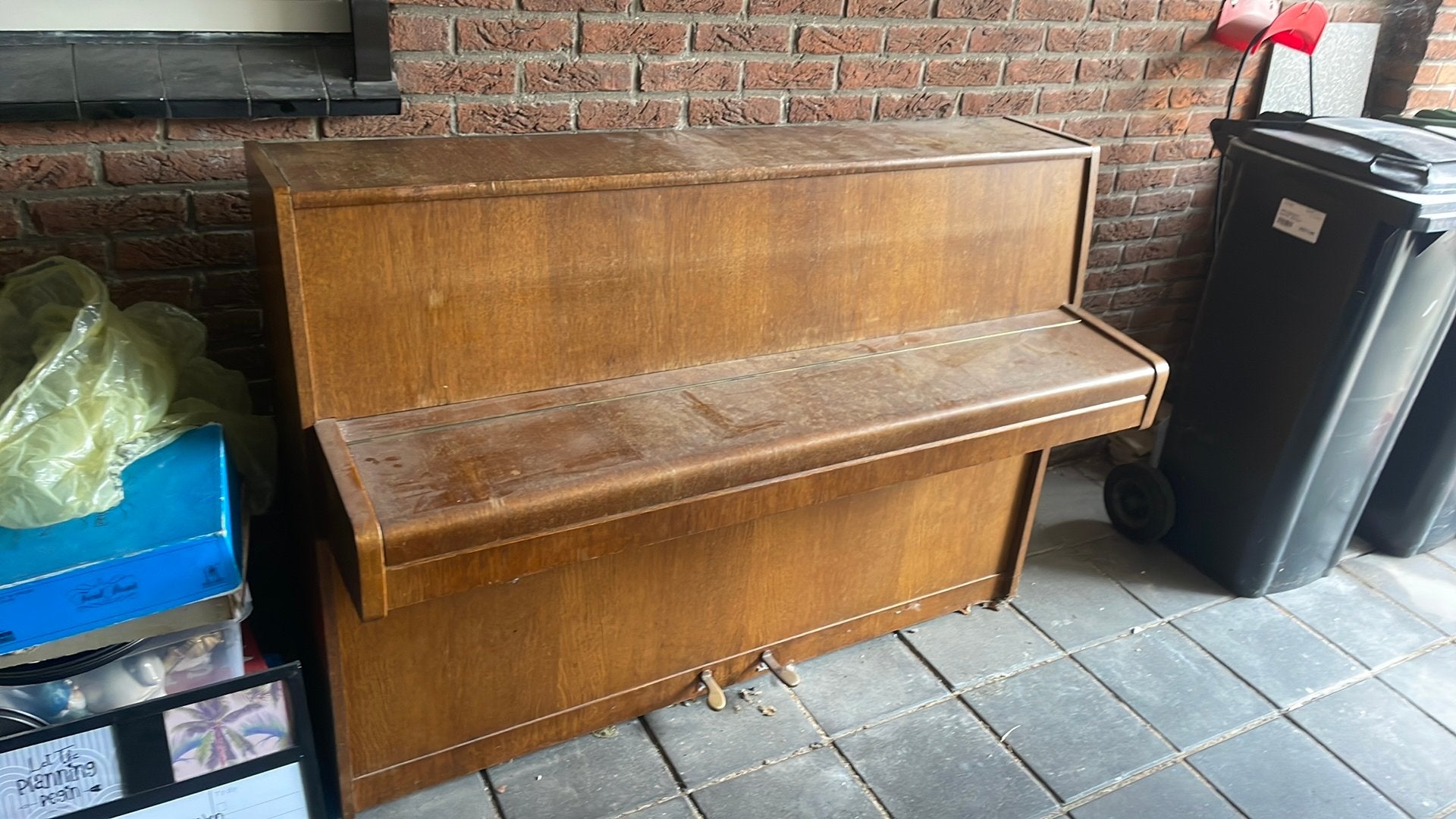 Piano gratis, Tuin en Terras, Tuinbanken, Ophalen, Zo goed als nieuw, Kunststof