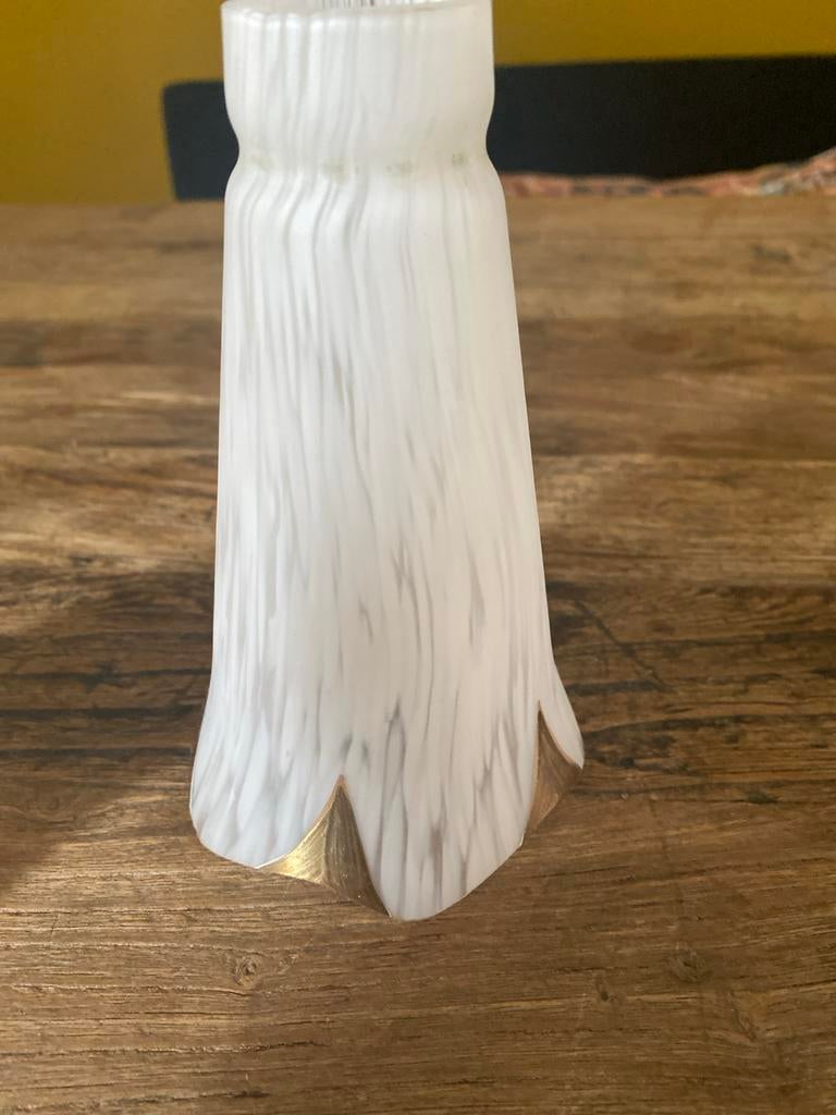 Maison Jansen 3x kapjes tulp model, Huis en Inrichting, Lampen | Overige, Gebruikt, Ophalen of Verzenden