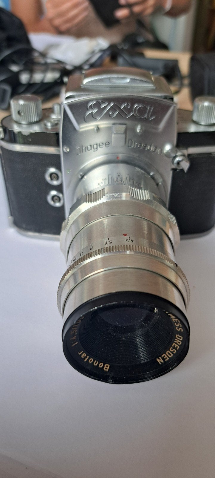 Vintage Exakta Ihagee Dresden Spiegelreflexcamera, Ophalen of Verzenden, Gebruikt, Spiegelreflex, Overige Merken