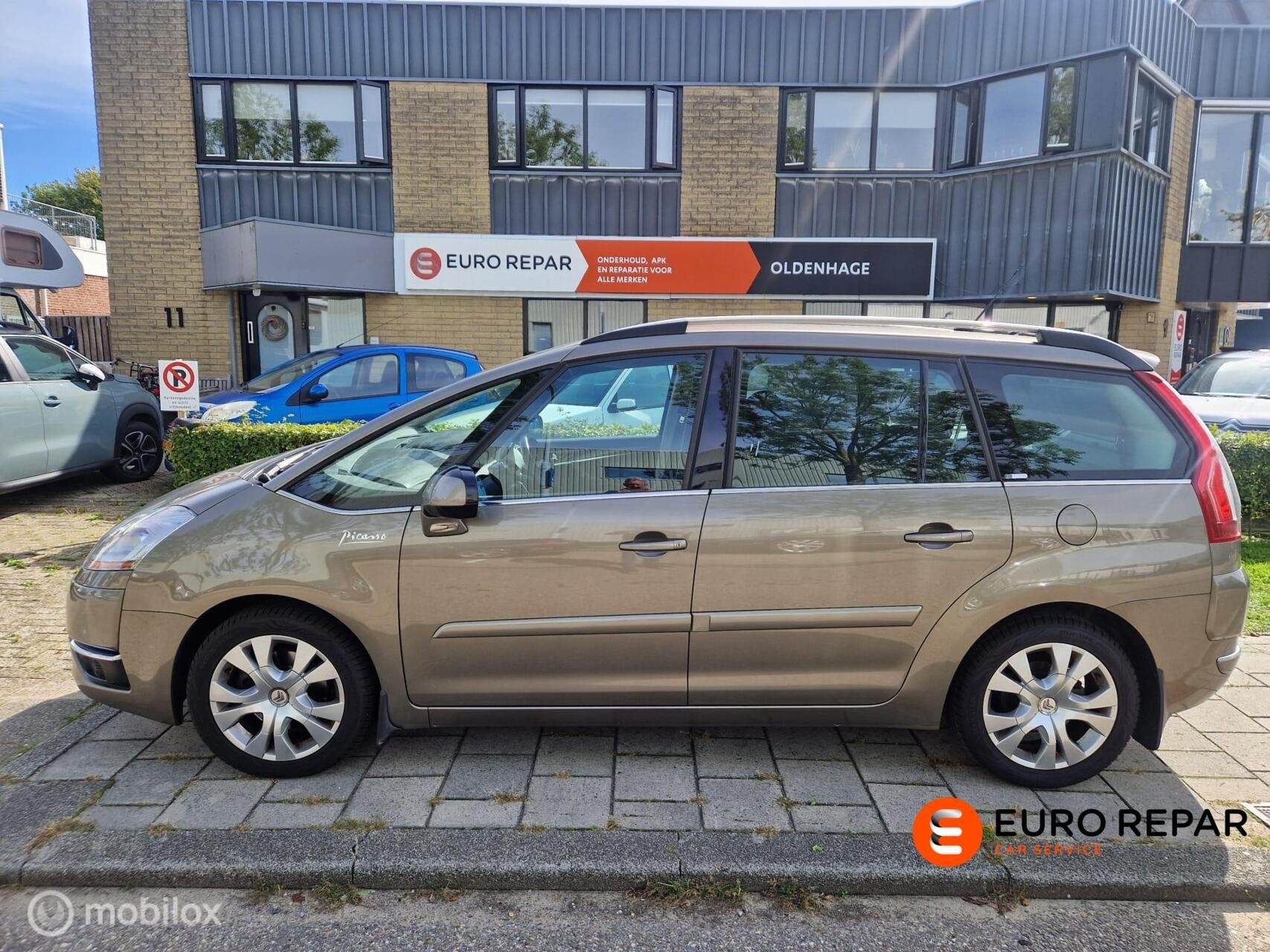 Citroen C4 Grand Picasso 2.0-16V Exclusive 7p automaat, 4 cilinders, Bruin, 7 stoelen, C4 (Grand) Picasso