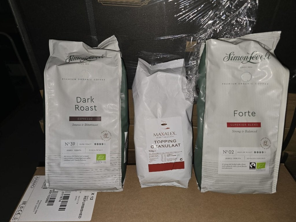 Voorraad Koffie, Cacao, Topping van Simon Lévelt & MaxaFlex, Ophalen of Verzenden