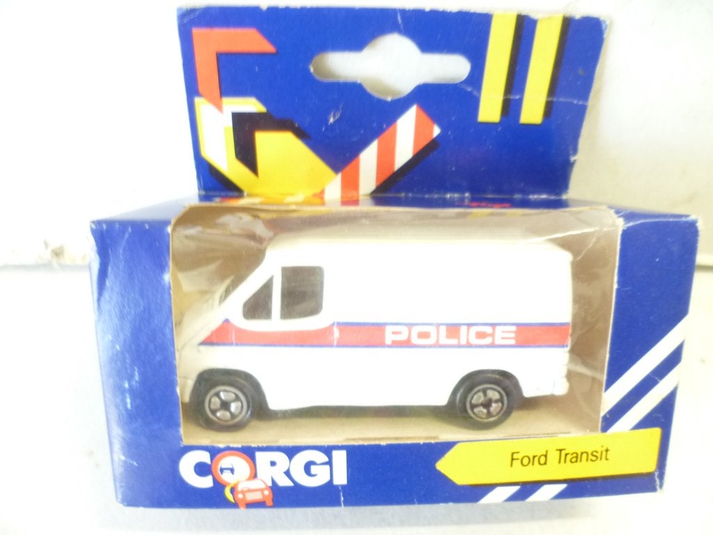 Corgi J15 Ford Transit Police uit 1984 nieuw in doosje auto., Ophalen of Verzenden, Nieuw, Auto