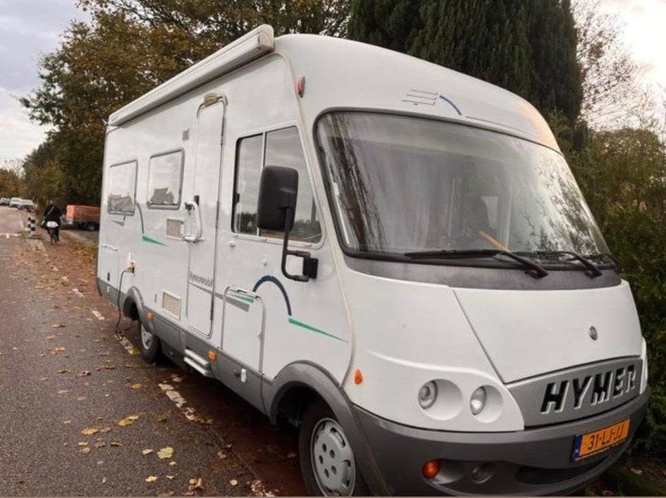 HYMER B 634 km 91689nap  2003 2.8jtd, Caravans en Kamperen, Campers, Integraal, Ringverwarming, Fiat, Elektrische ramen