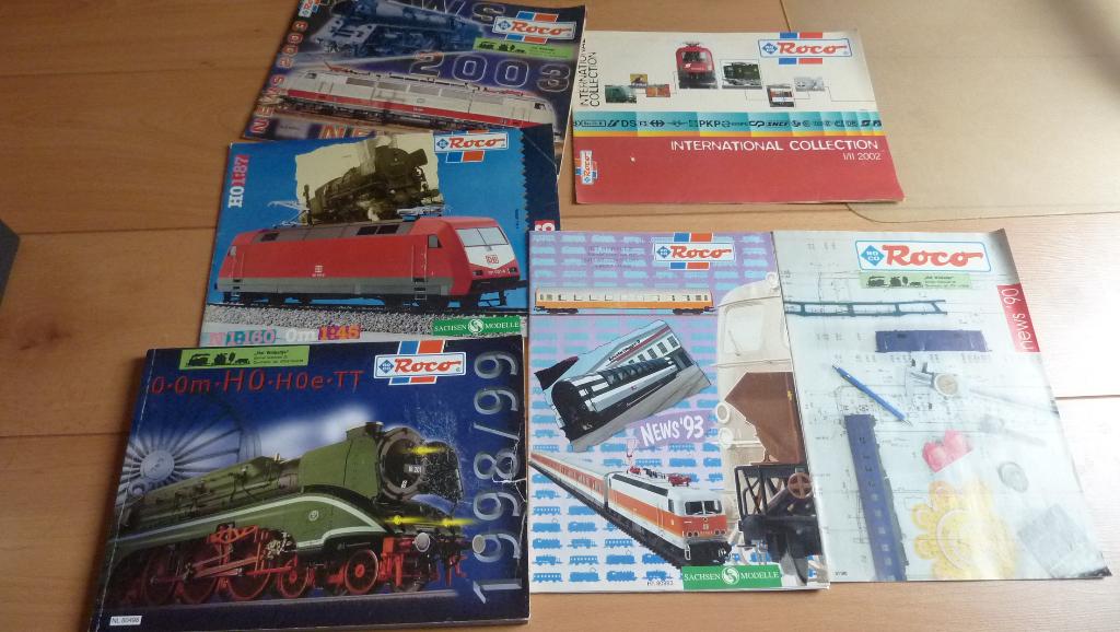 6x Roco brochure, Gelijkstroom, Zo goed als nieuw, Roco, Boek, Tijdschrift of Catalogus