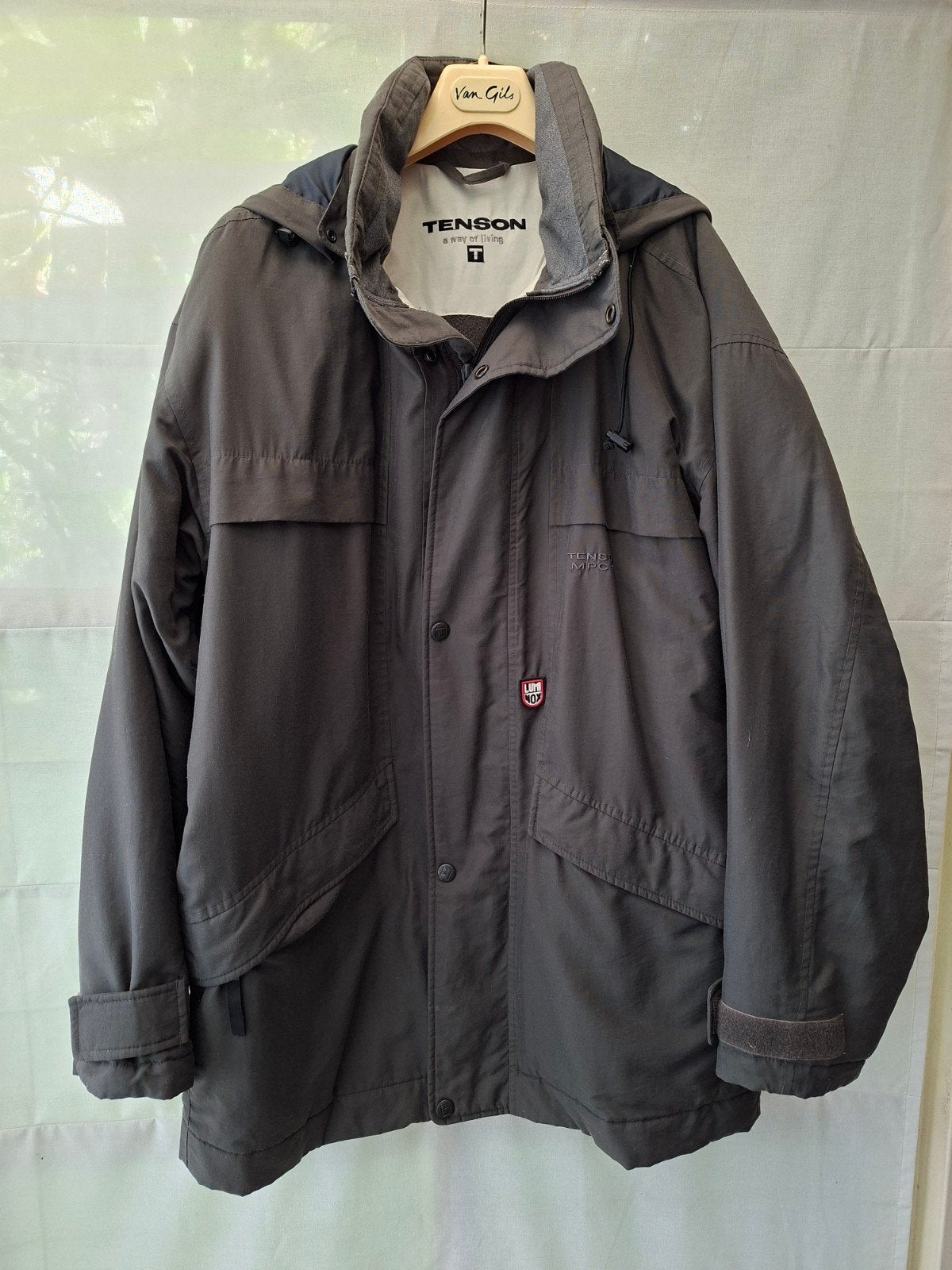 Tenson MPC+ herenjas - Maat xl Donkergrijs, Kleding | Heren, Verzenden, Maat 56/58 (XL), Zo goed als nieuw, Tenson