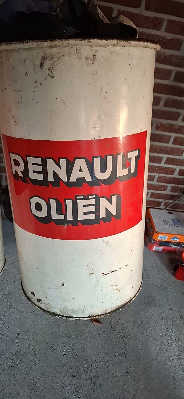 olievat renault olien. jaren '50.   3 stuks, Verzamelen, Ophalen, Gebruikt