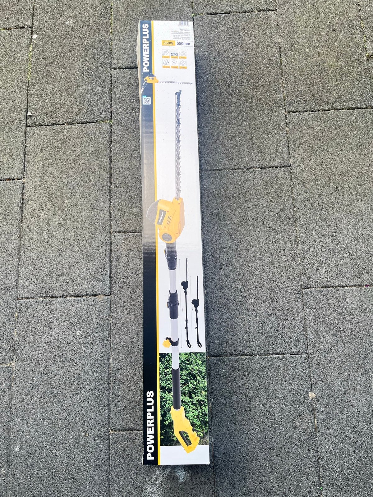 Elektrische telescoop heggenschaar 550W, Ophalen, Nieuw, Elektrisch