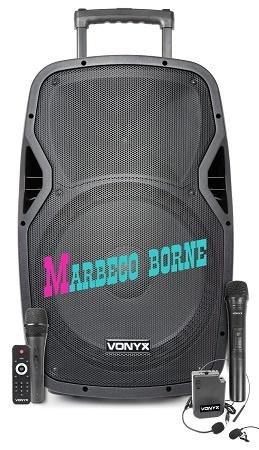 Mobiele luidspreker, Speaker, UHF Micro, Bodypack, AP1500PA, Audio, Tv en Foto, Luidsprekers, Overige merken, Vonyx, Overige typen