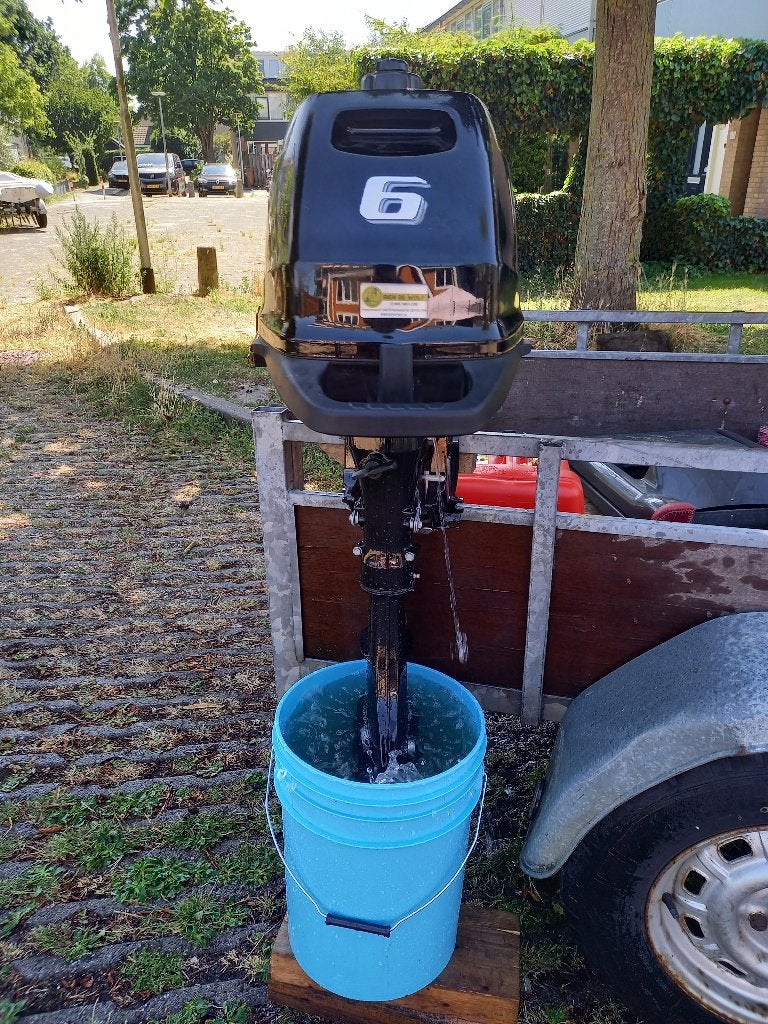 3 keer buitenboord motoren  6pk 4 takt, Watersport en Boten, Buiten- en Binnenboordmotoren, Ophalen, 5 tot 10 pk, Zo goed als nieuw