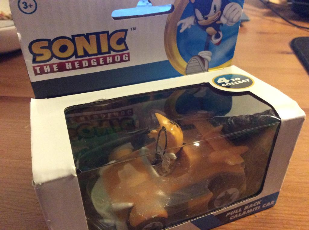 Sonic the hedgehog pull back Calamiti car Tails. Nieuw, Ophalen of Verzenden, Nieuw