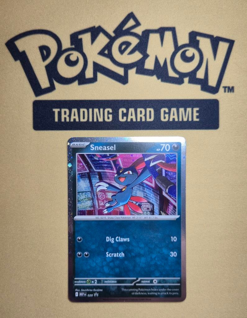 Sneasel Promo 020☆ (MEP) (2025), Verzenden, Zo goed als nieuw, Losse kaart, Foil