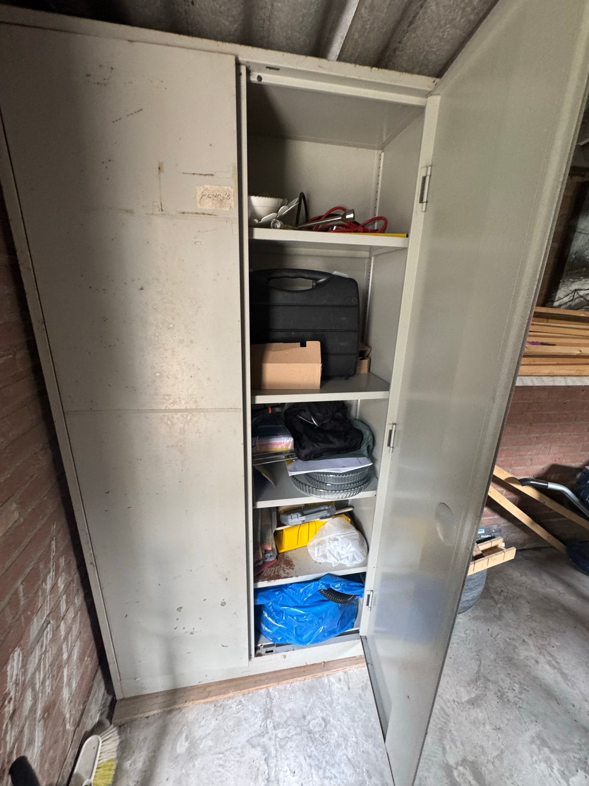 Metalen kast 100x195 cm - Gebruikt, Ophalen, Gebruikt, 100 tot 150 cm, Metaal