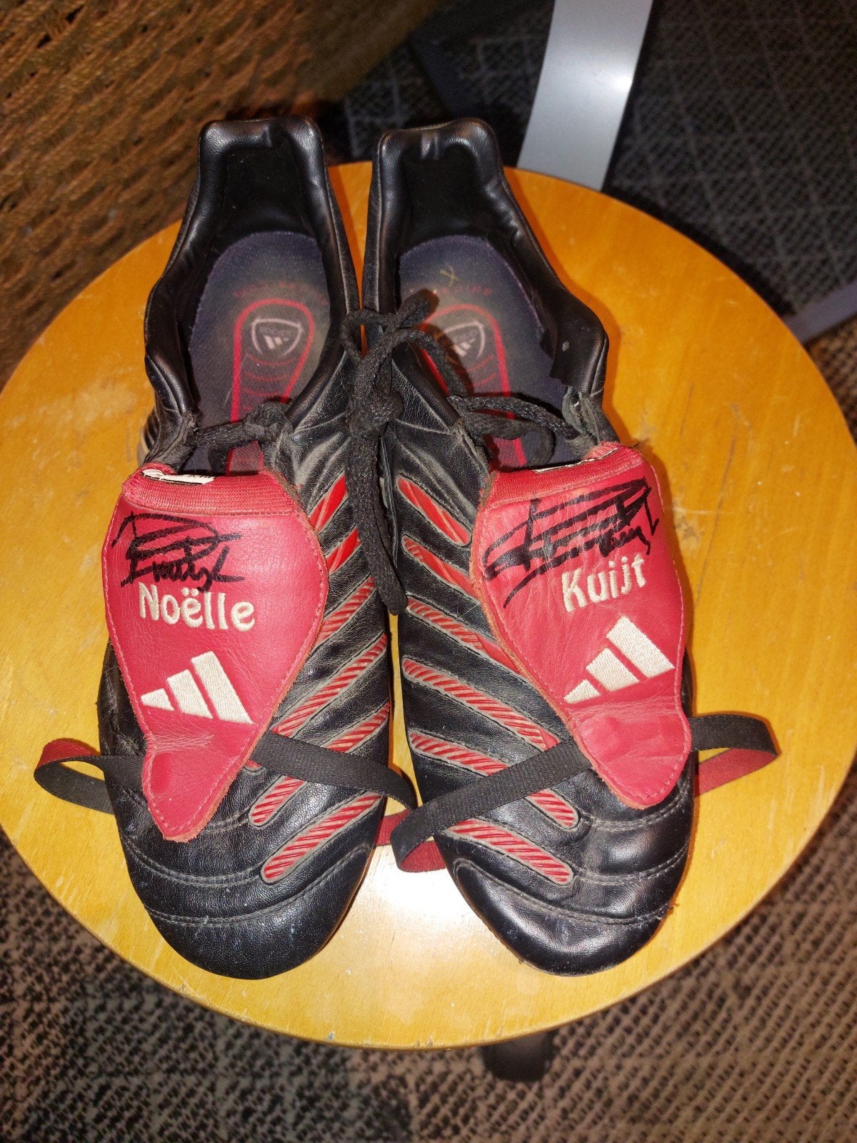 Dirk Kuyt voetbalschoenen100e Klassieker Feyenoord-ajax 2005, Ophalen of Verzenden, Gebruikt, Schoenen