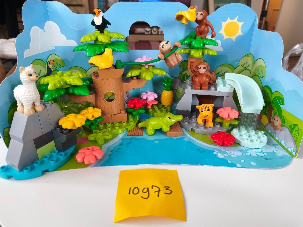 Lego Duplo 10973 Wilde dieren van Zuid-Amerika, Ophalen, Gebruikt, Compleet, Duplo