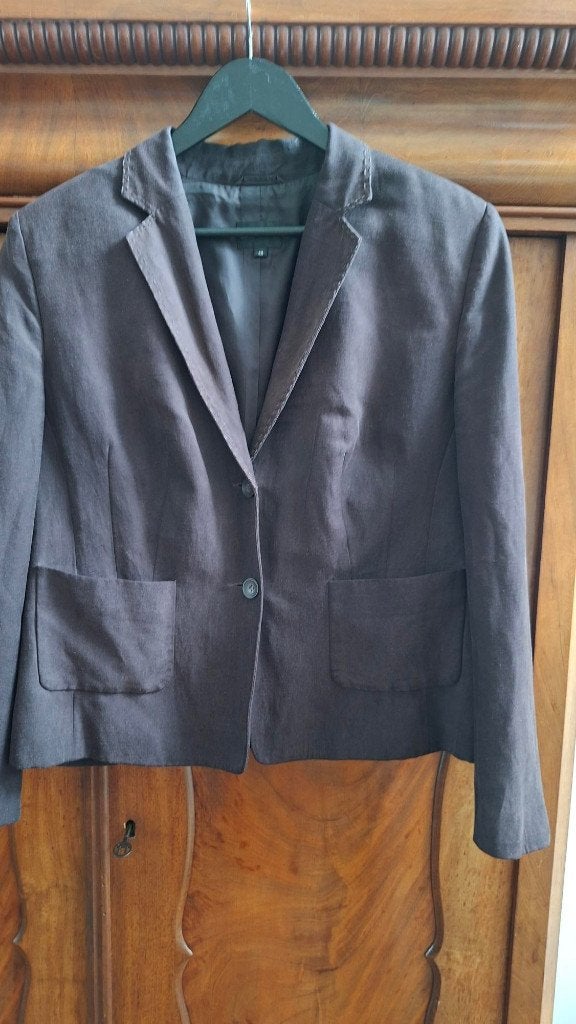 Chocolade bruine blazer Claudia Strater mt 46, Kleding | Dames, Bruin, Maat 46/48 (XL) of groter, Ophalen of Verzenden, Zo goed als nieuw