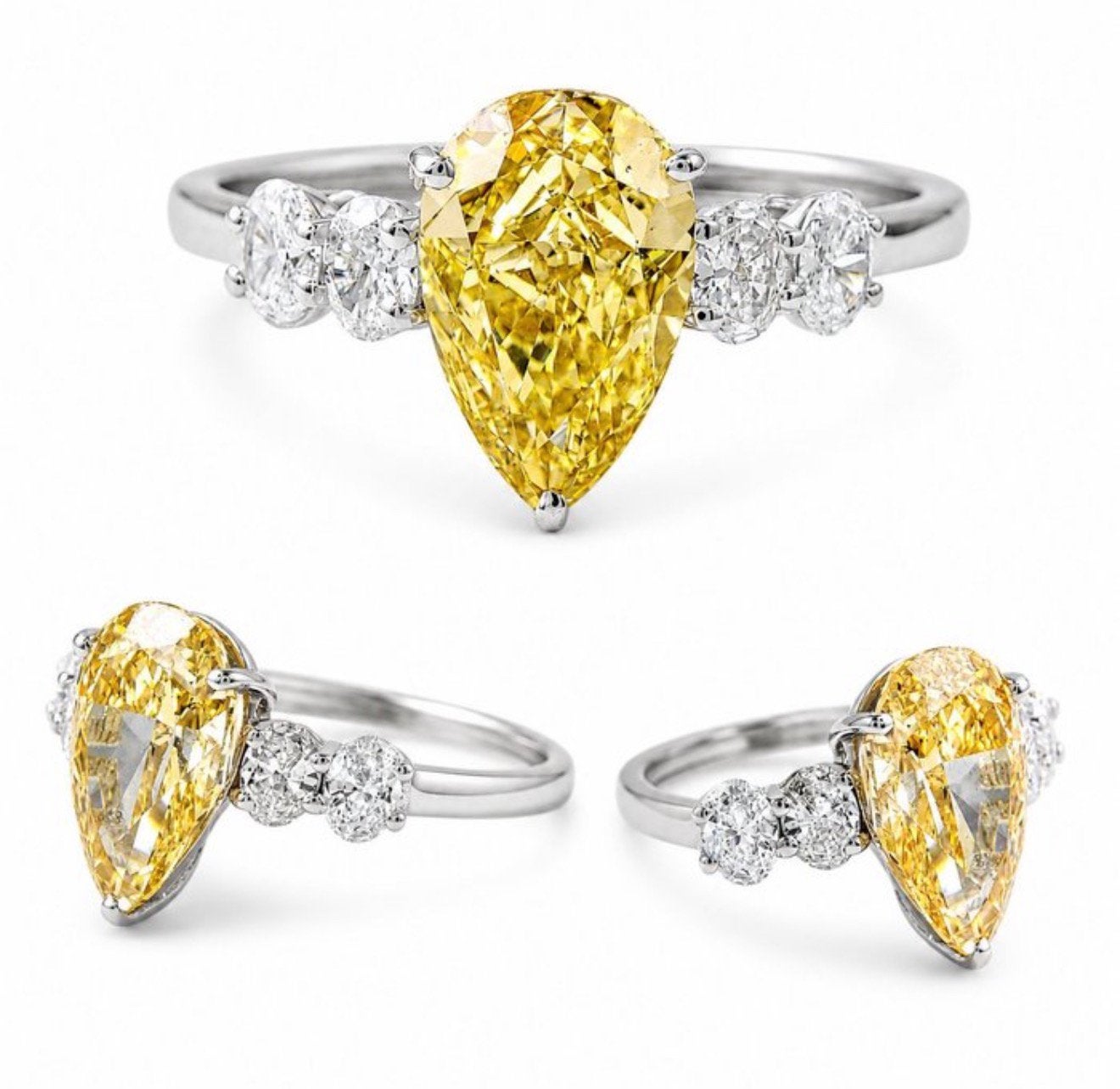 Exclusive 14k & 18k gouden diamanten ringen!, Ophalen of Verzenden, Zo goed als nieuw, Goud