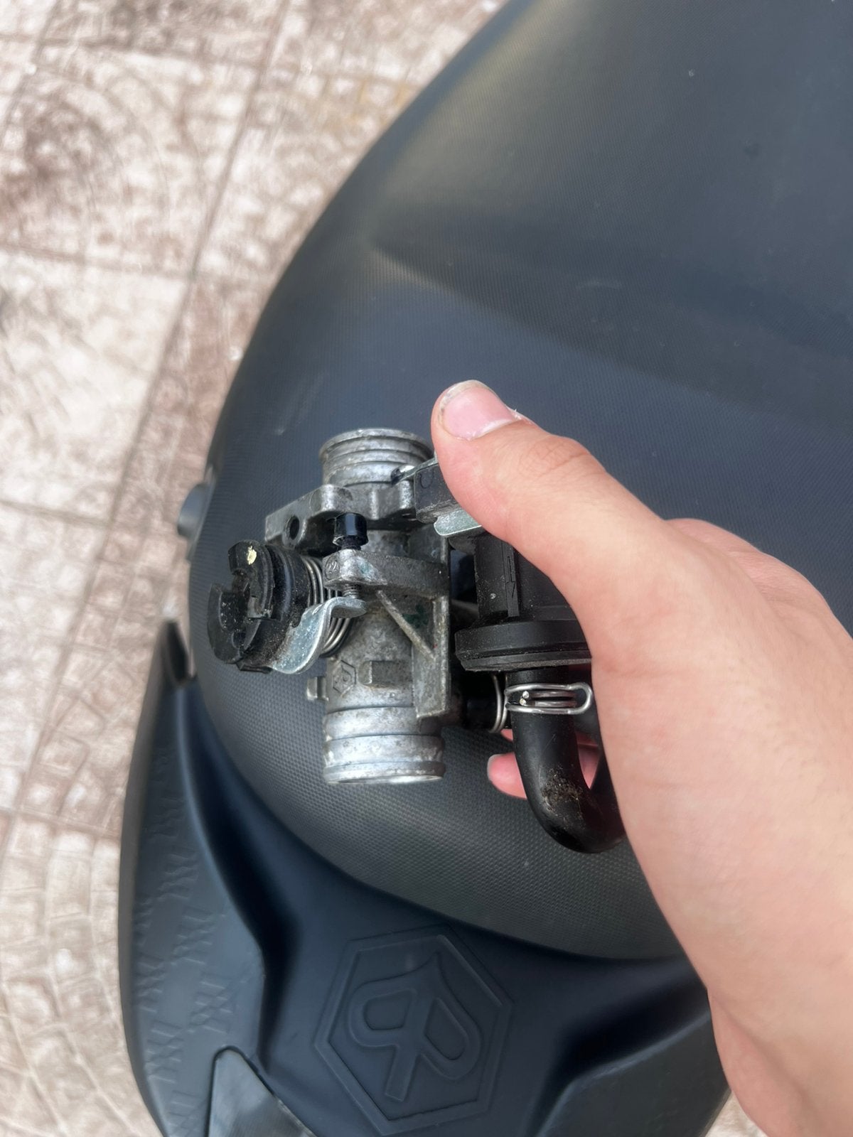 Gasklephuis zip, Ophalen, Zo goed als nieuw, Overige typen, Piaggio