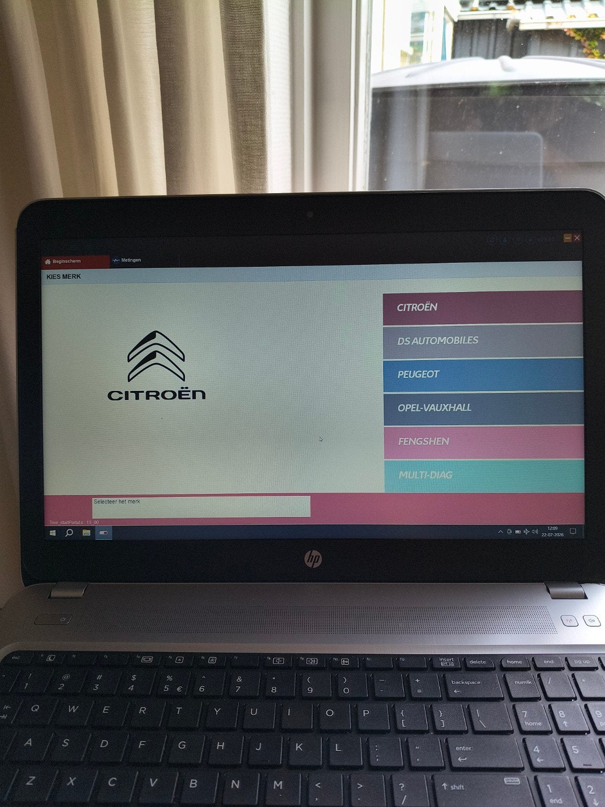 HP laptop met diagnose software voor auto's, Computers en Software, Windows Laptops, Ophalen of Verzenden