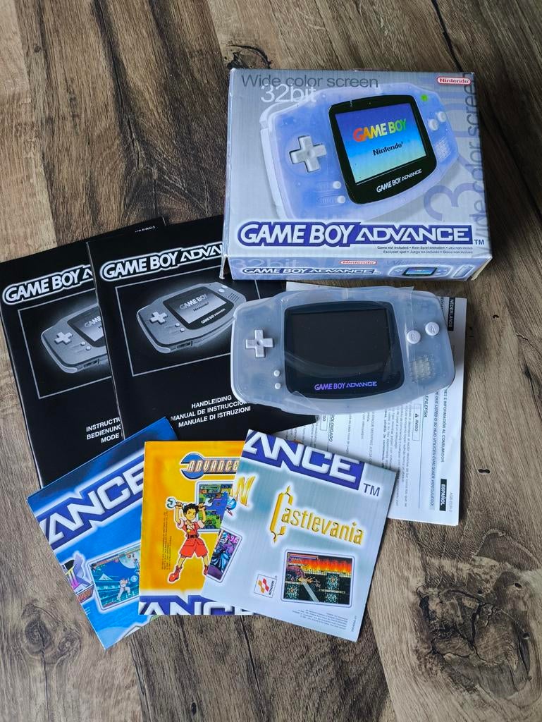 Game Boy Advance met doos en handleidingen, Avontuur en Actie, 1 speler, Ophalen of Verzenden, Zo goed als nieuw