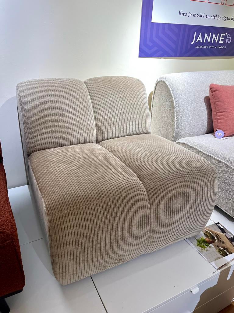 Woood - Mojo 1-zits element ribstof, De Eekhoorn, Info@deeekhoorn.com, Nieuw, 75 tot 100 cm