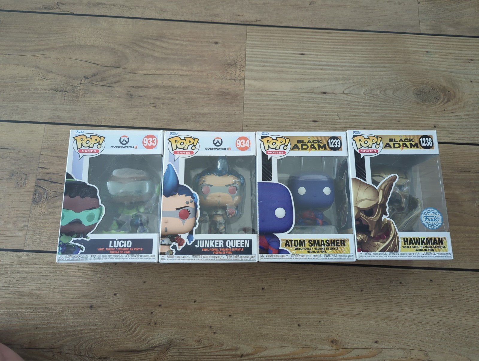 Funko Pop set: Overwatch & Black Adam (4 stuks), Ophalen of Verzenden, Gebruikt