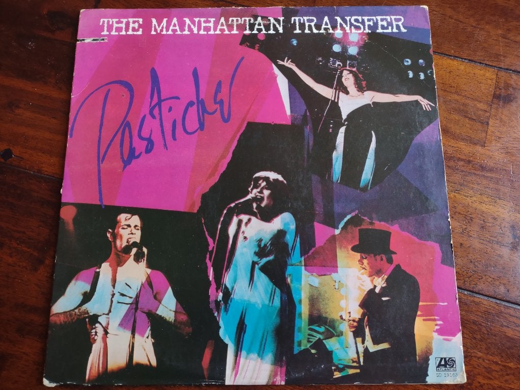 Lp - The Manhattan Transfer - Pastiche, Ophalen of Verzenden, Zo goed als nieuw, Pop, LP