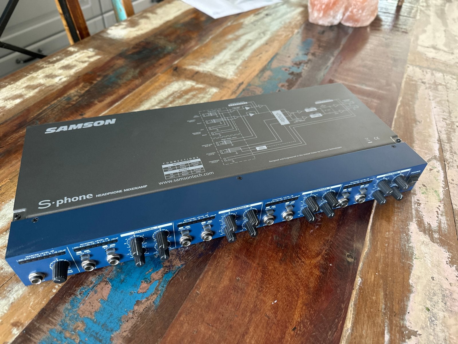 Samson S-phone Hoofdtelefoon Mixer/Versterker (16 kanalen), Ophalen of Verzenden, Gebruikt, 10 tot 20 kanalen