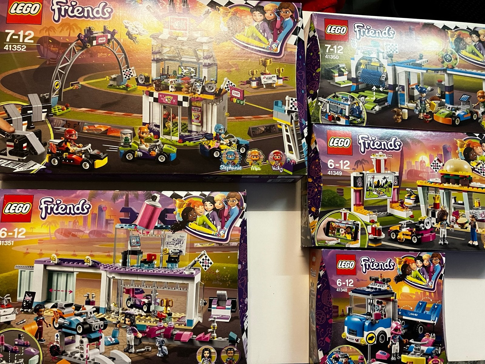 Complete LEGO Friends Go-Kart Race Thema (5 sets), Lego, Friends, Ophalen of Verzenden, Complete set
