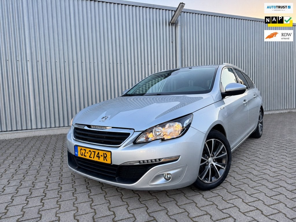 Peugeot 308 SW 1.2 PureTech Style | NAP | Distrubtieriem v.v, Auto's, Voorwielaandrijving, Gebruikt, Euro 6, 1199 cc