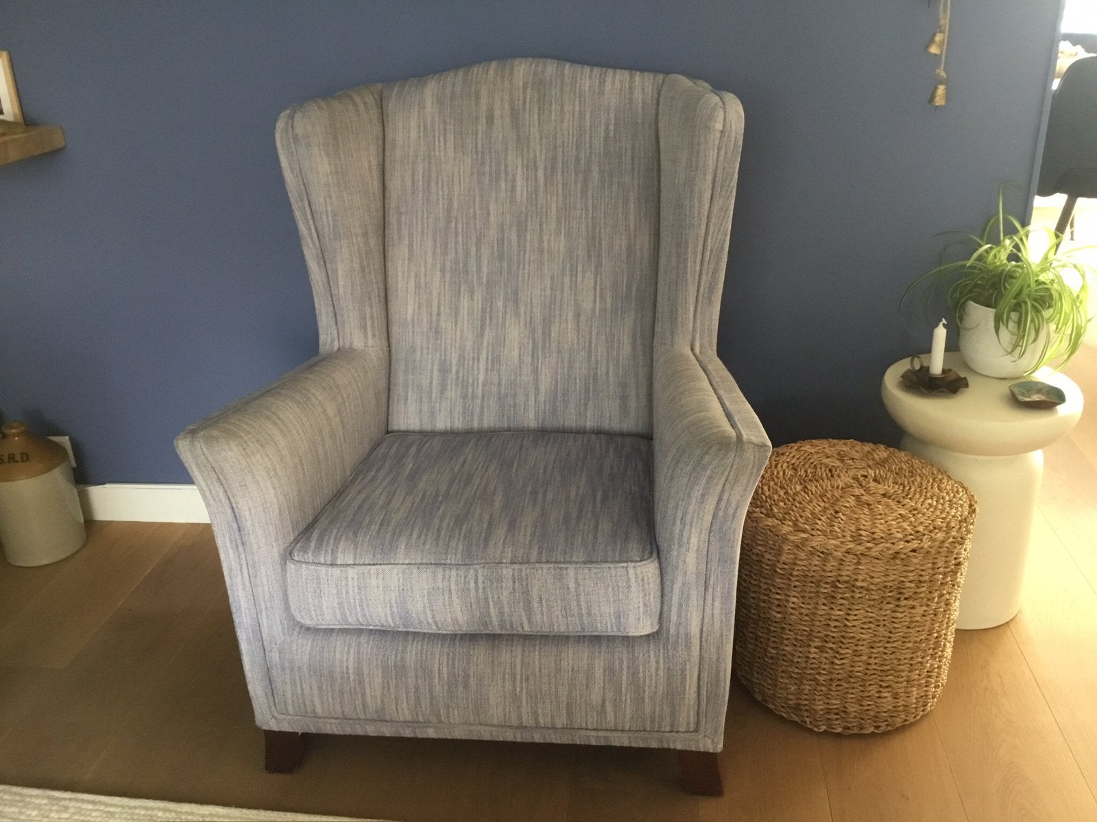 Oorfauteuil merk Olav Home, Ophalen, 75 tot 100 cm, Zo goed als nieuw, 75 tot 100 cm