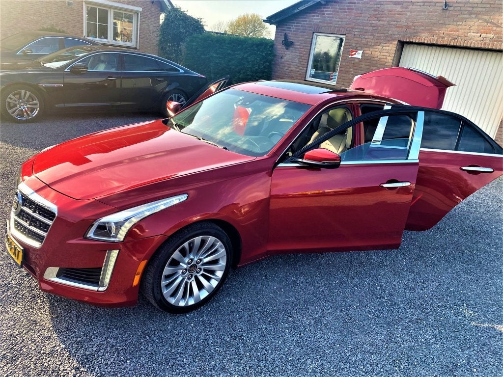 Cadillac CTS 2.0 TURBO EXECUTIVE BJ.2015 PANORAMA-DAK/BEIGE-, Auto's, Cadillac, 1734 kg, Gebruikt, Beige, 4 cilinders