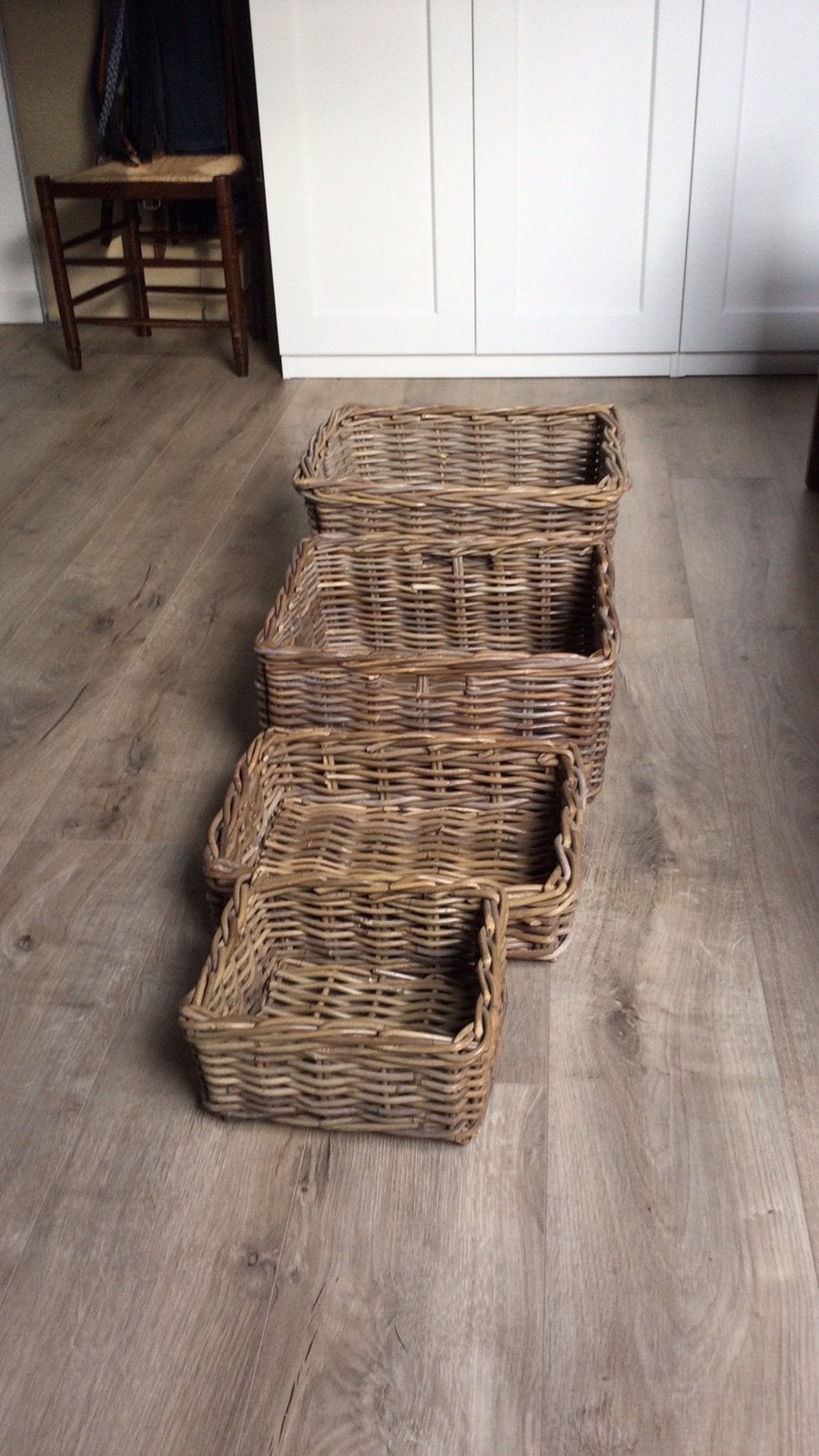 Manden set, Huis en Inrichting, Woonaccessoires | Krantenbakken en Lectuurbakken, Ophalen, Zo goed als nieuw